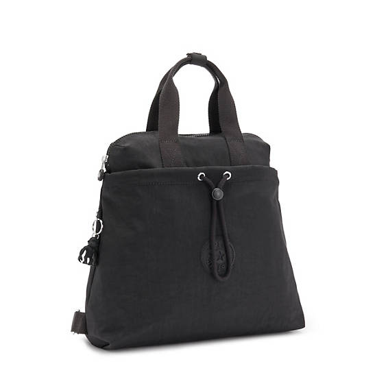 Kipling Goyo Medium Backpack Tote Kézitáska Fekete | HU 1270WN